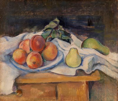 Fruit op een Tafel door Paul Cézanne